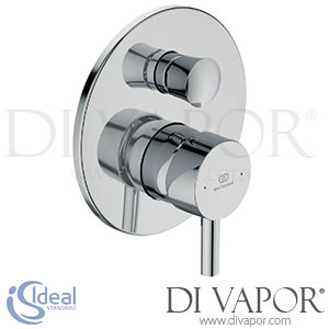 Ideal Standard Ceraline Built-In Chrome Bath & Shower Mixer - July 2019 to Dec 2020 - Spare Parts A7389AA GEN1